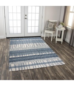 Rizzy Home Taylor TAY888 Blue Area Rug 7 ft. 9 in. X 9 ft. 9 in. Rectangle