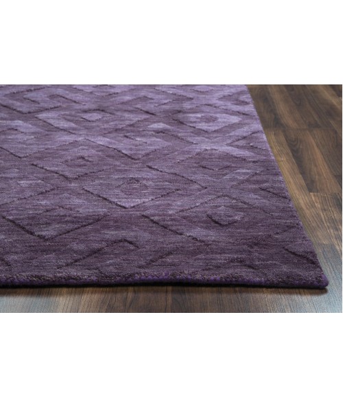 Rizzy Technique Area Rug TC8267 8' x 8' Round purple