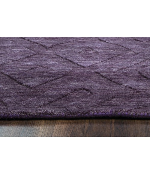 Rizzy Technique Area Rug TC8267 8' x 8' Round purple