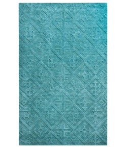 Rizzy Home Technique TC8272 Teal / Blue Area Rug 8 ft. X 10 ft. Rectangle