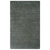 Rizzy Home Technique TC8574 Gray Area Rug 8 ft. X 8 ft. Round