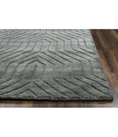Rizzy Technique Area Rug TC8574 9' x 12' gray/charcoal