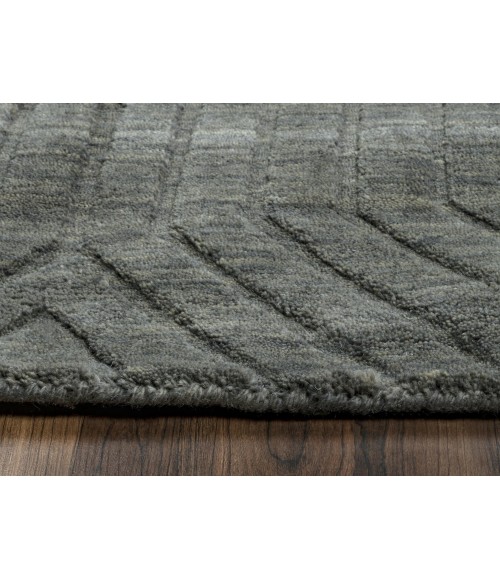 Rizzy Technique Area Rug TC8574 9' x 12' gray/charcoal