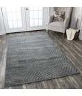Rizzy Technique Area Rug TC8578 2'6" x 8' dark gray