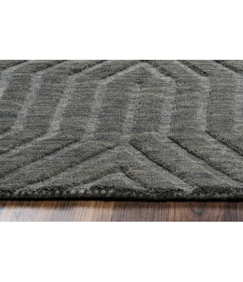 Rizzy Technique Area Rug TC8578 2'6" x 8' dark gray