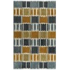Rizzy Home Tetra TET101 Gray / Brown Area Rug 8 ft. 9 in. X 11 ft. 9 in. Rectangle