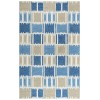 Rizzy Home Tetra TET102 Blue / Beige Area Rug 8 ft. 9 in. X 11 ft. 9 in. Rectangle