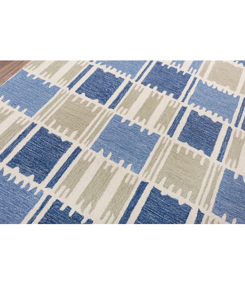 Rizzy Tetra Area Rug TET102 8'9" x 11'9" Blue