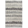 Rizzy Home Tetra TET110 Ivory / Gray Area Rug 8 ft. 9 in. X 11 ft. 9 in. Rectangle