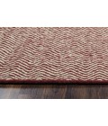 Rizzy Twist Area Rug TW2967 5' x 8' Burgundy 