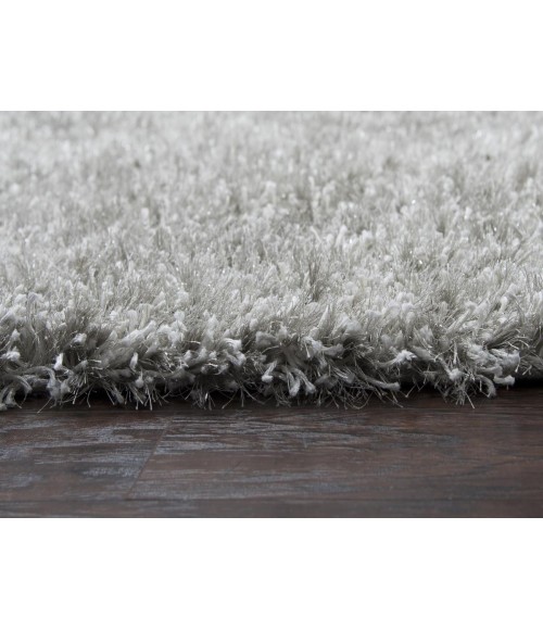 Rizzy Urban Dazzle Area Rug UR341A 3' x 3' Round Light Gray