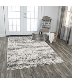 Rizzy Home Valencia VCA103 Ivory / Silver Area Rug 7 ft. 10 in. X 9 ft. 10 in. Rectangle