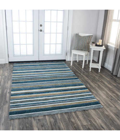 Rizzy Villa Area Rug VLA101 5' x 7'6" TEAL