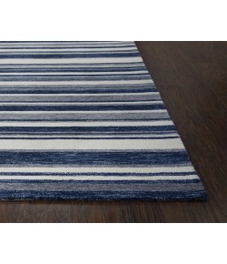 Rizzy Home Villa VLA102 Blue / Gray Area Rug 8 ft. 6 in. X 11 ft. 6 in. Rectangle