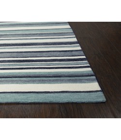 Rizzy Home Villa VLA105 Aqua / Gray Area Rug 5 ft. X 7 ft. 6 in. Rectangle