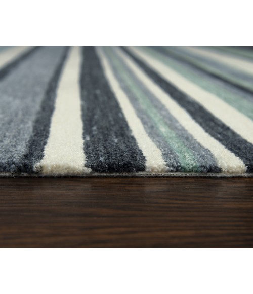 Rizzy Villa Area Rug VLA105 5' x 7'6" Aqua 