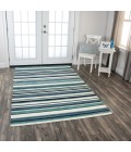 Rizzy Villa Area Rug VLA105 5' x 7'6" Aqua 