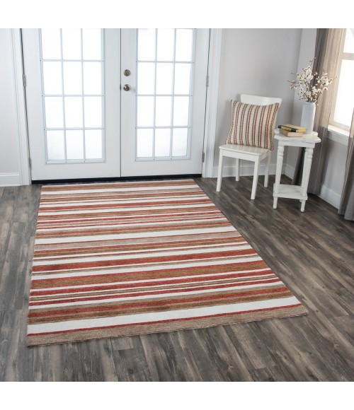Rizzy Villa Area Rug VLA106 7'6" x 9'6" RUST