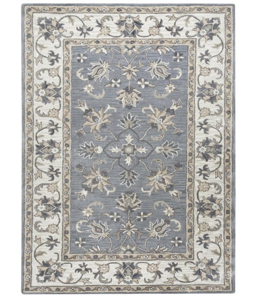 Rizzy Home Valintino Gray Rug VN9658 8 ft. X 10 ft. Rectangle - Rugs Town Rizzy Home Valintino Gray VN9658 8 ft. X 10 ft. Rectangle Rug