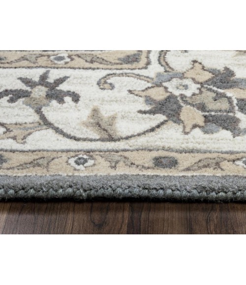 Rizzy Home Valintino Gray Rug VN9658 2 ft. 6 in. X 10 ft. Rectangle - Rugs Town Rizzy Home Valintino Gray VN9658 2 ft. 6 in. X 10 ft. Rectangle Rug