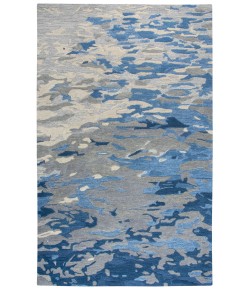 Rizzy Home Vogue VOG108 Blue Area Rug 2 ft. 6 in. X 8 ft. Runner