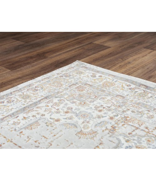Rizzy Home Westchester Gray/Multi WES855 3 ft. 11 in. X 5 ft. 6 in. Rectangle Rug