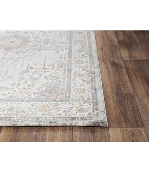 Rizzy Home Westchester Gray/Multi WES855 3 ft. 11 in. X 5 ft. 6 in. Rectangle Rug