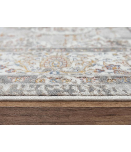 Rizzy Home Westchester Gray/Multi WES855 3 ft. 11 in. X 5 ft. 6 in. Rectangle Rug