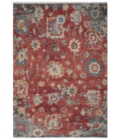 Rizzy Home Hallmark Red HAL240 6 ft. X 9 ft. Rect. Rug