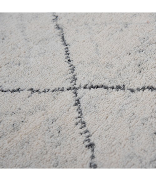 Rizzy Home Posh White/Gray PSH001 10 ft. X 14 ft. Rect. Rug