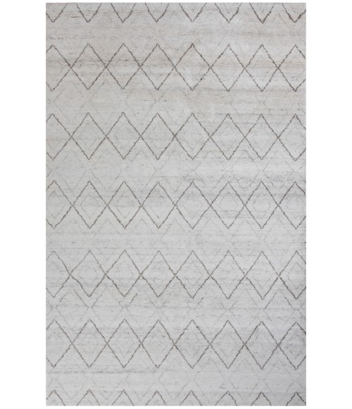 Rizzy Home Posh White/Brown PSH002 10 ft. X 14 ft. Rect. Rug