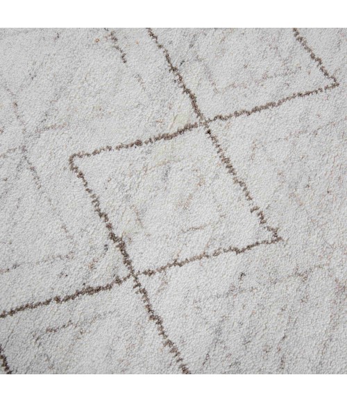 Rizzy Home Posh White/Brown PSH002 10 ft. X 14 ft. Rect. Rug