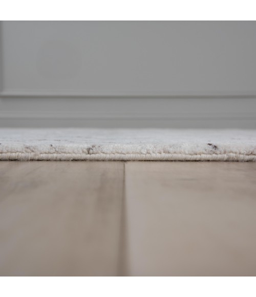 Rizzy Home Posh White/Brown PSH002 10 ft. X 14 ft. Rect. Rug