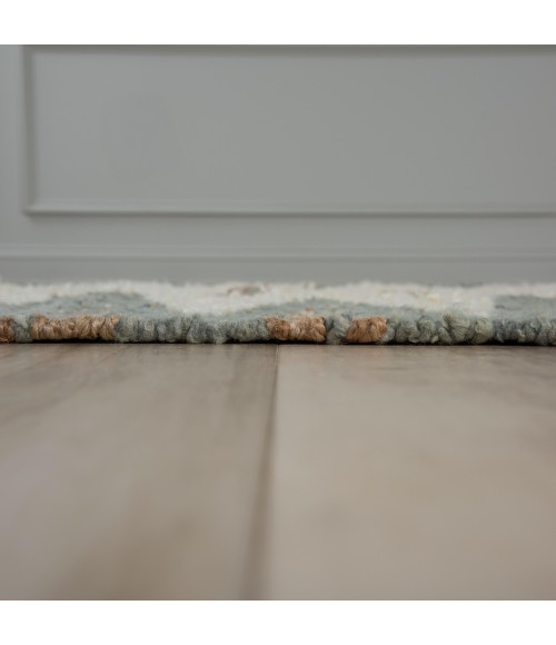 Rizzy Home Tundra Green/Ivory TUN205 9 ft. X 12 ft. Rect. Rug