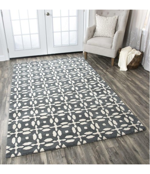 Rizzy Opus Area Rug OP8231 10' Round grey