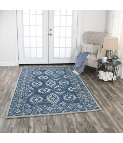 Rizzy Home Zingaro ZI017B Blue / D. Blue Area Rug 3 ft. X 5 ft. Rectangle