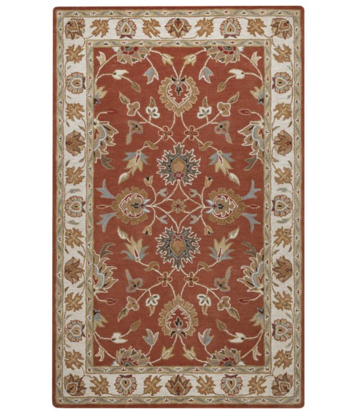 VALINTINO RUG Rizzy Valintino VN9713-5x8-rust Area Rug