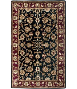 Rizzy Home Volare VO0821 Black / Rust Area Rug 8 ft. X 8 ft. Round