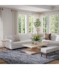Rizzy Home Zag Gray Rug ZAG105 5 ft. X 7 ft. 6 in. Rect. - Rugs Town Rizzy Home Zag Gray ZAG105 5 ft. X 7 ft. 6 in. Rect. Rug