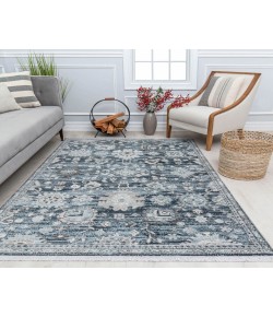 Rugs America Stratford AM10B Smoked Gray Abstract Vintage Black Area Rug, 8 ft. 0 in. X 10 ft. 0 in.