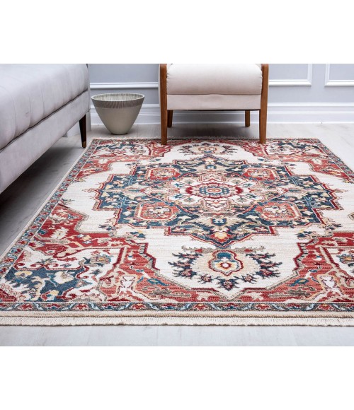 Rugs America Stratford RA30745 Orange Area Rug 8 ft. x 10 ft. Rectangle