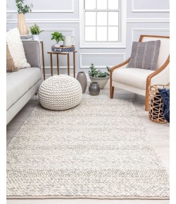 Rugs America Satia RA32334 White Area Rug 5 ft. x 7 ft. Rectangle