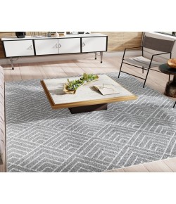 Mason Brooks Azure AZ10A Deco Gray Geometric Contemporary Gray Area Rug, 8 ft. 3 in. X 10 ft. 0 in.
