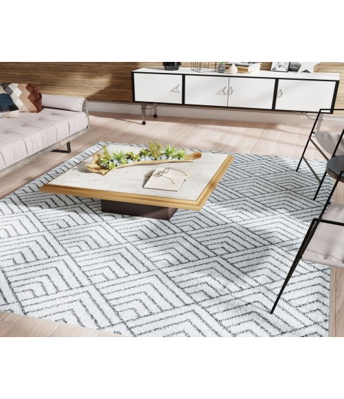 Mason Brooks Azure RA41103 Ivory Mason Brooks Azure RA41103 Ivory Area Rug 8 ft. x 10 ft. Rectangle