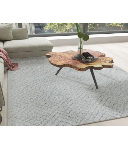 Mason Brooks Azure RA41107 Ivory Mason Brooks Azure RA41107 Ivory Area Rug 8 ft. x 10 ft. Rectangle