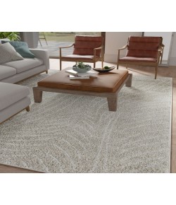 Mason Brooks Azure AZ25B Palm Cream Geometric Contemporary Tan Area Rug, 2 ft. 0 in. X 8 ft. 0 in.