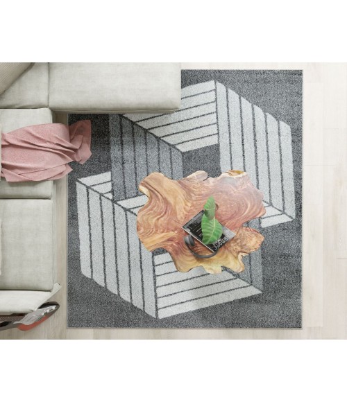Mason Brooks Azure RA41138 Gray Mason Brooks Azure RA41138 Gray Area Rug 5 ft. x 7 ft. 6 in. Rectangle