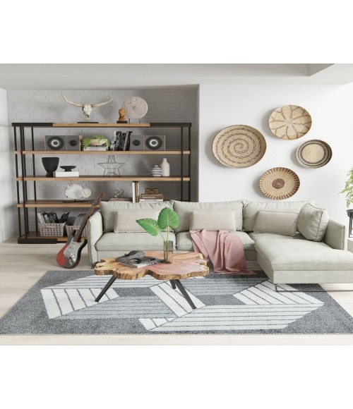 Mason Brooks Azure RA41138 Gray Mason Brooks Azure RA41138 Gray Area Rug 5 ft. x 7 ft. 6 in. Rectangle