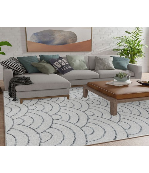 Mason Brooks Azure RA41147 Ivory Mason Brooks Azure RA41147 Ivory Area Rug 8 ft. x 10 ft. Rectangle