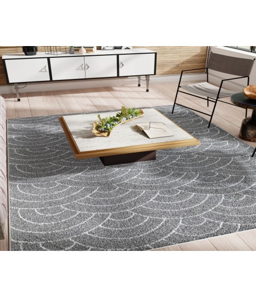 Mason Brooks Azure RA41151 Gray Mason Brooks Azure RA41151 Gray Area Rug 8 ft. x 10 ft. Rectangle
